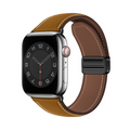 [Magnetic Attachment] Magnetic Smooth Leather Band [Apple Watch]
