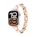 [Women's Luxury] Pearl Link Metal Band [Apple Watch]