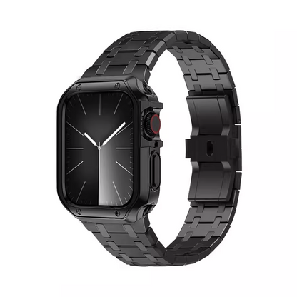 [4 colors available with case] Hybrid protection band [Apple Watch]