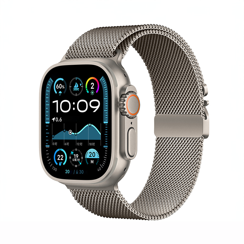 [Easy-to-Attach Solo Loop] Modern Milanese Loop Band [Apple Watch]