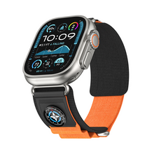 [Perfect for Outdoor Activities] Nylon Compass Band [Apple Watch]