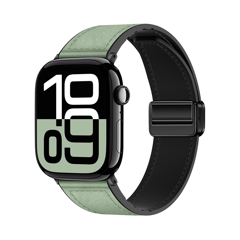 【全40色】シリコンレザーマグネットバンド【アップルウォッチ】