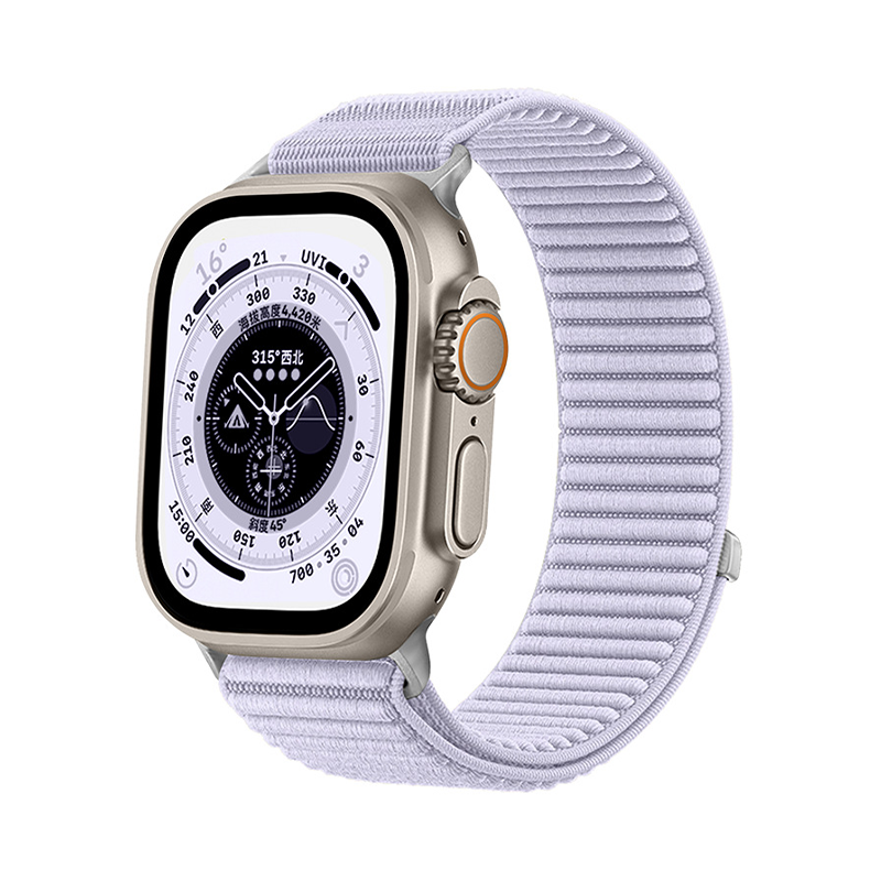 【ストレスフリー装着】カラフルナイロンマジックバンド【アップルウォッチ】