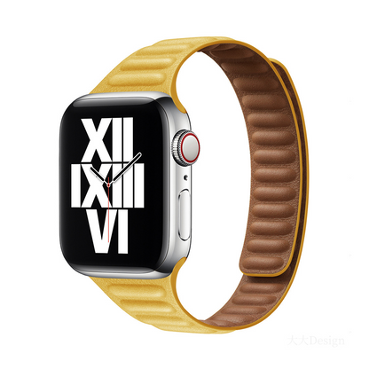 [20 colors available] Small waist magnetic leather band [Apple Watch]