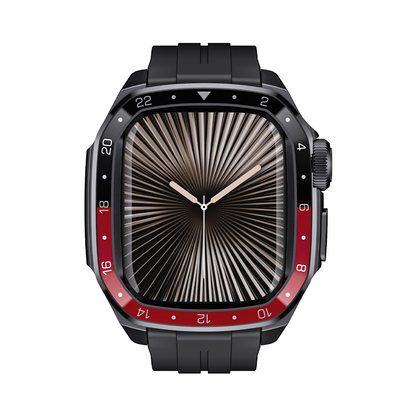 【Series10/11専用】プレミアムベゼルシリコンバンド【アップルウォッチ】