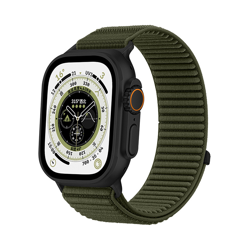 【ストレスフリー装着】カラフルナイロンマジックバンド【アップルウォッチ】