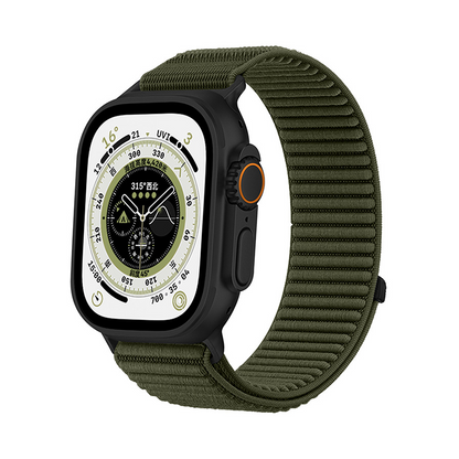 【ストレスフリー装着】カラフルナイロンマジックバンド【アップルウォッチ】