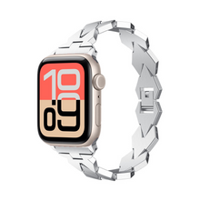[3 colors available] Rhombus stainless steel band [Apple Watch]