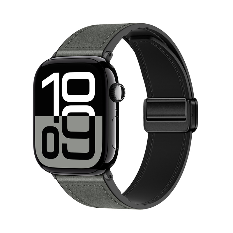 【全40色】シリコンレザーマグネットバンド【アップルウォッチ】