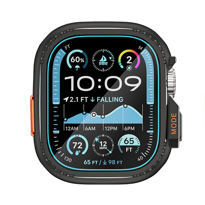 【Series 10/11対応】Ultra風両面保護メタルフレーム【アップルウォッチ】