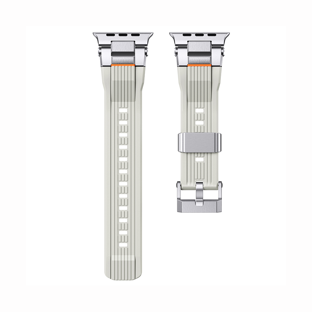 【金属パーツが映える】ラギッドメタルTPUバンド【アップルウォッチ】