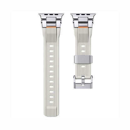 【金属パーツが映える】ラギッドメタルTPUバンド【アップルウォッチ】