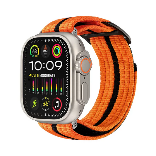 【スポーツに映える】アスレチックナイロンバンド【アップルウォッチ】