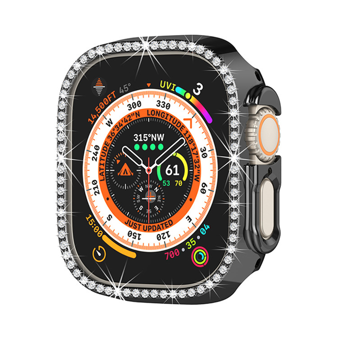 【大人可愛い】ラインストーンPC保護カバー【アップルウォッチ】