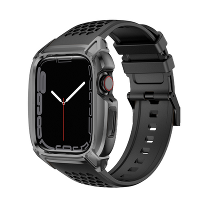 [3 colors available] Breathable Armor case integrated band [Apple Watch]