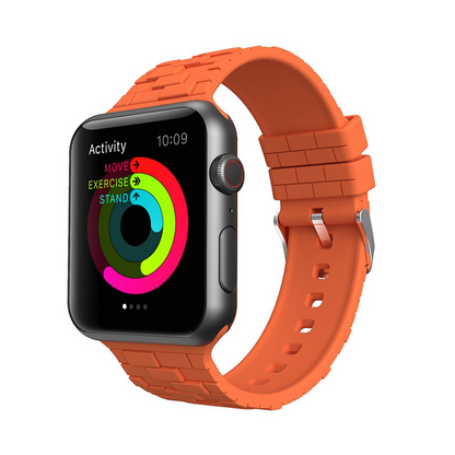 [10 colors available] Cube Brick Silicone Band [Apple Watch]