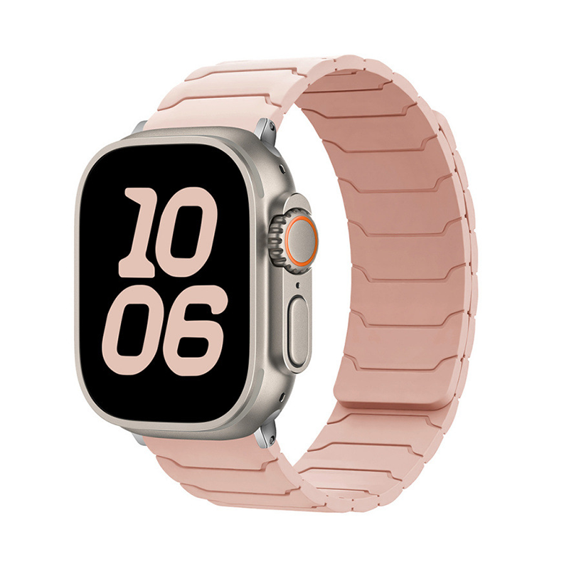 [Easy to attach with magnets] Link Pattern Magnetic Band [Apple Watch]