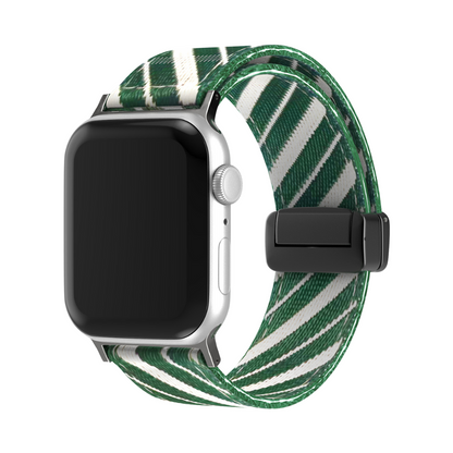 [10 colors available] Striped magnetic nylon band [Apple Watch]