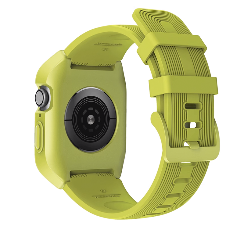 [All 5 colors available with integrated case] Active Guard Silicone Band [Apple Watch]