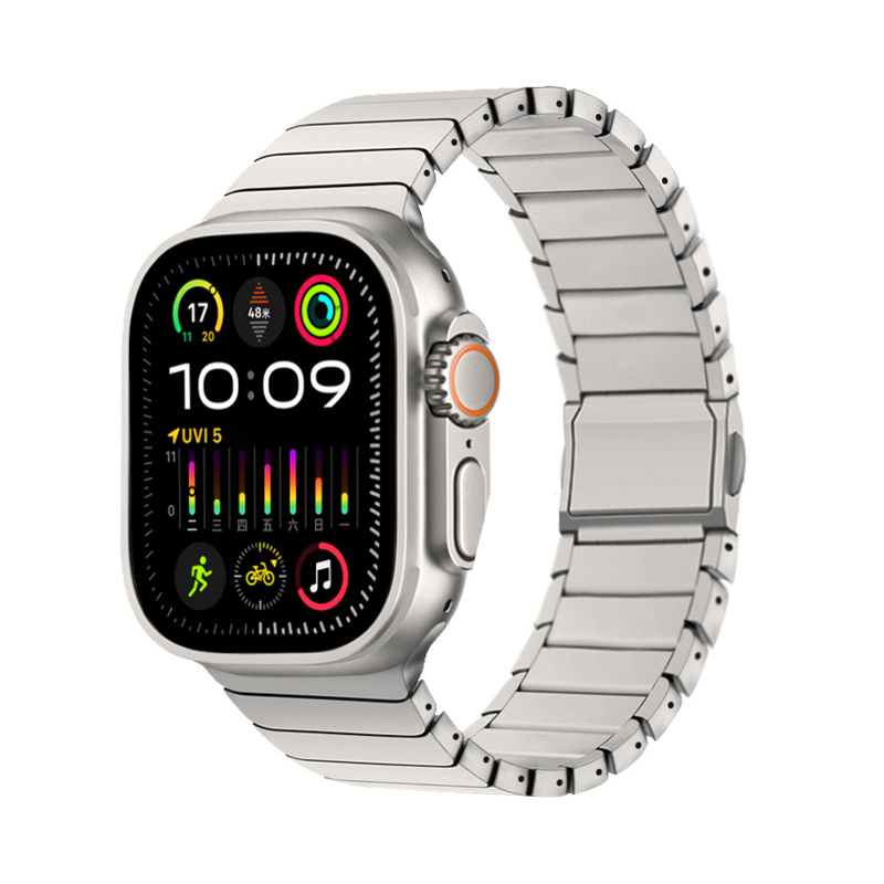 [Minimalist Design] Magnetic Bamboo Titanium Band [Apple Watch]