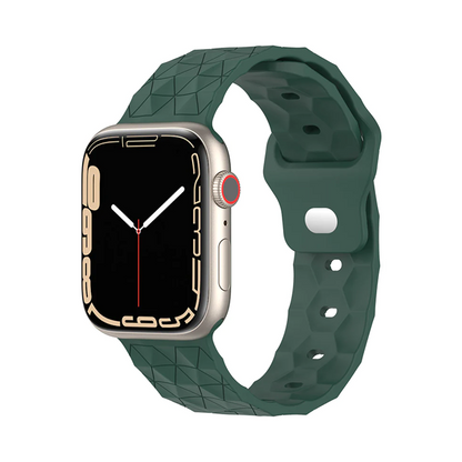 [12 colors available] Football pattern silicone band [Apple Watch]