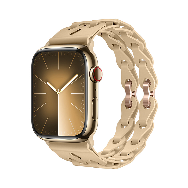 [20 colors available] Dual ring silicone band [Apple Watch]