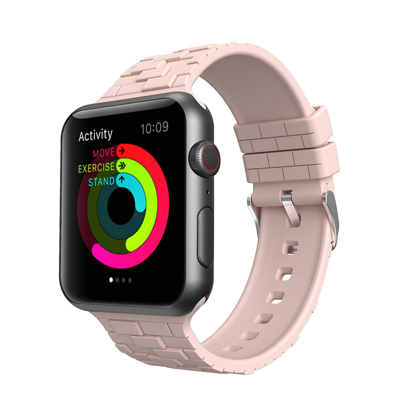 [10 colors available] Cube Brick Silicone Band [Apple Watch]