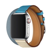 [Choose from 2 types] Bicolor leather strap [Apple Watch]