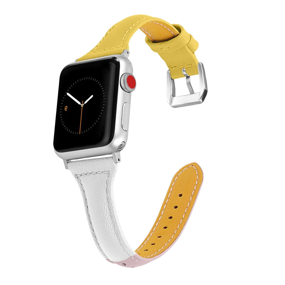 【全6色】トリプルカラーレザーバンド【アップルウォッチ】 - Apple Watchバンド専門通販【BELTIES(ベルティーズ)】
