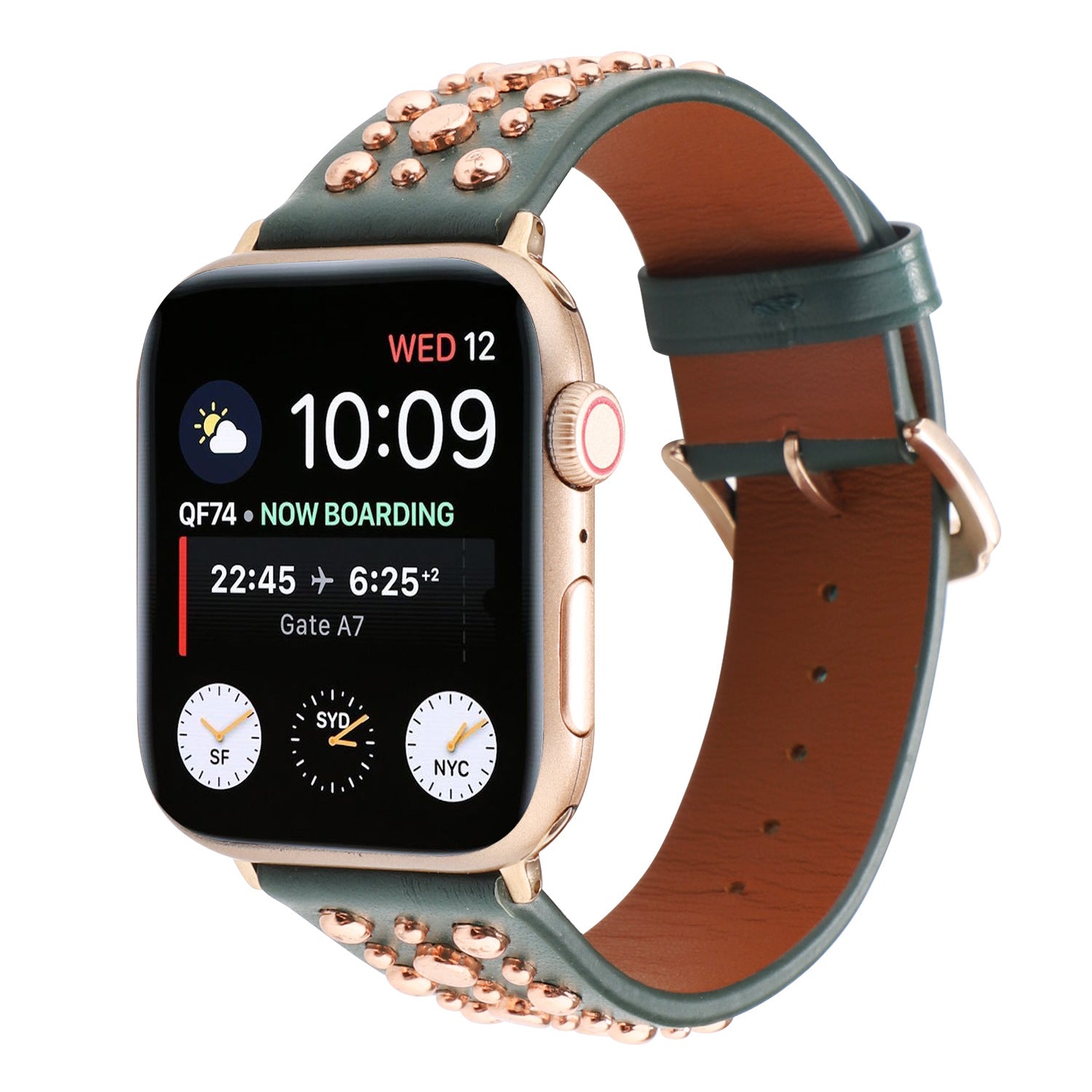 全4色】ローズゴールドリベットレザーバンド【アップルウォッチ】 – Apple Watch（アップルウォッチ ）バンド専門通販【BELTIES(ベルティーズ)】