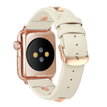 [4 colors available] Goldstone leather strap [Apple Watch]