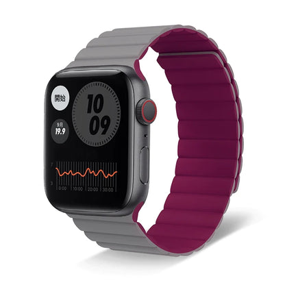 [20 colors available] Silicone magnetic band [Apple Watch]