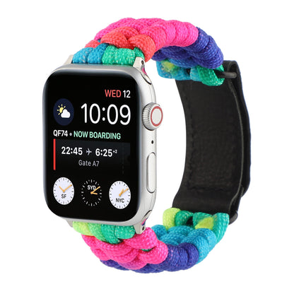 [4 types available] Rainbow paracord band [Apple Watch]