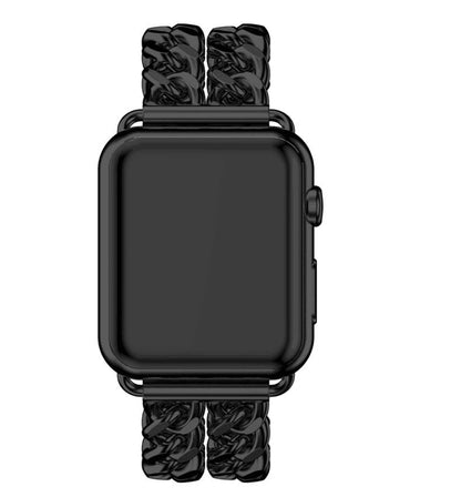 [4 colors available] Double chain metal band [Apple Watch]