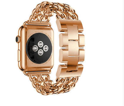 [4 colors available] Double chain metal band [Apple Watch]