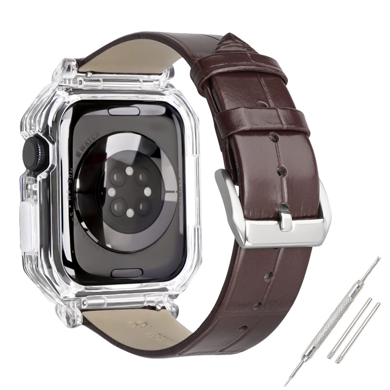 腕時計Apple Watch PP カバーケース　アップルウォッチ　レザーバンド