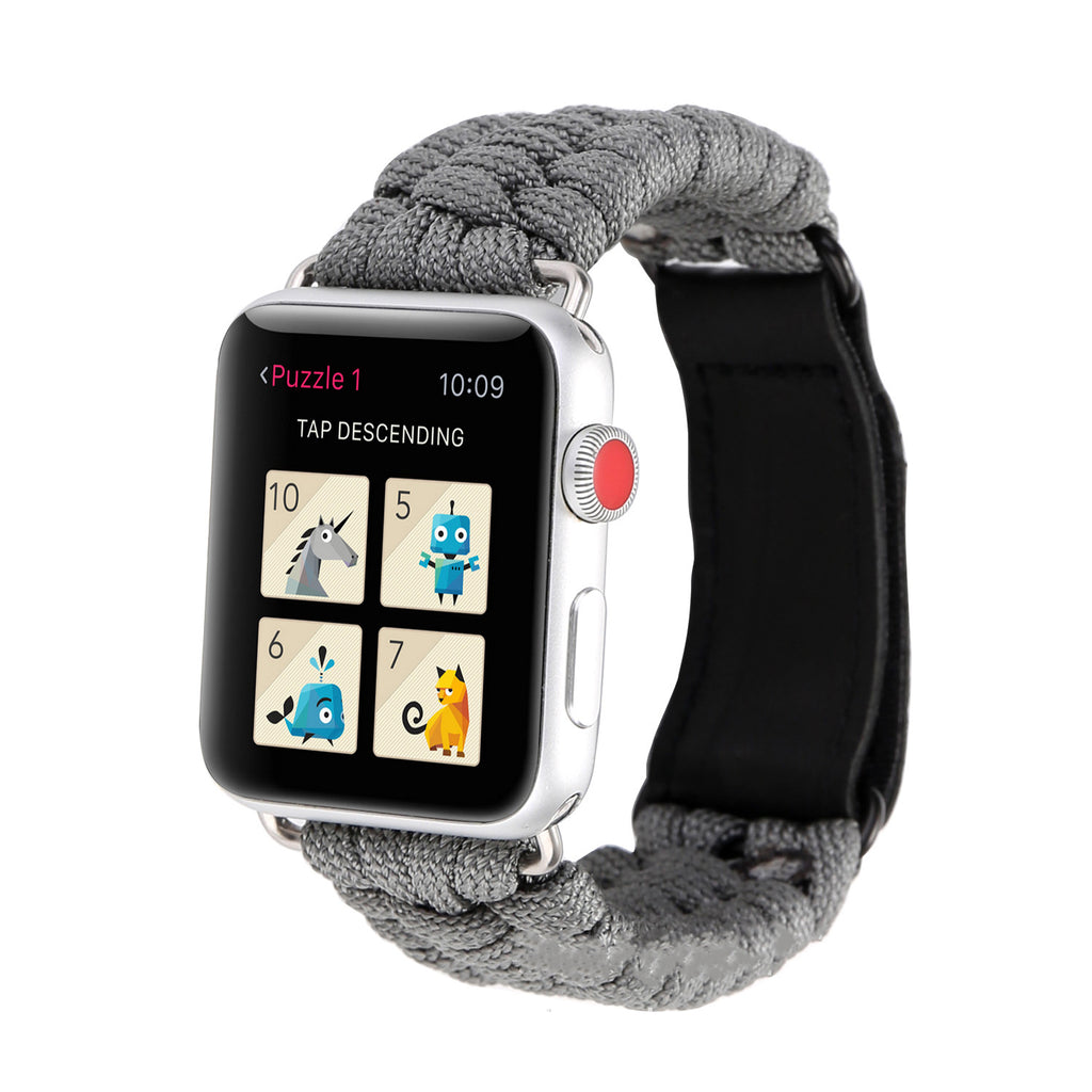 [10 colors available] Velcro nylon band [Apple Watch]