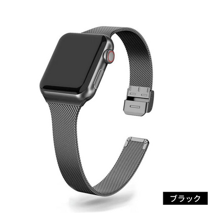 [Popular♪Available in 6 colors] Slim waist stainless steel band [Apple Watch]