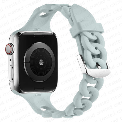 [18 colors available] Silicone ring band [Apple Watch]