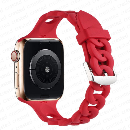 [18 colors available] Silicone ring band [Apple Watch]