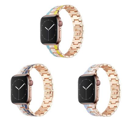 [3 colors available] Strand colorful metal band [Apple Watch]