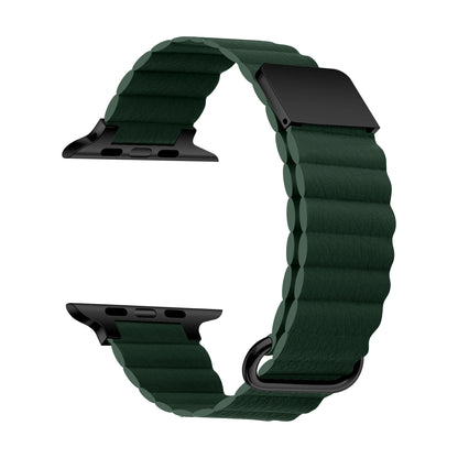 [15 colors available] Royal faux leather magnetic band [Apple Watch]