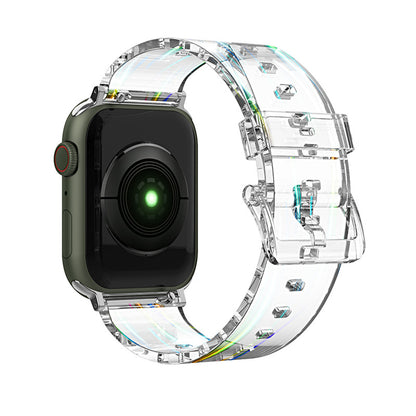 [4 colors available] TPU clear line band [Apple Watch]