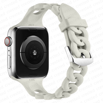 [18 colors available] Silicone ring band [Apple Watch]