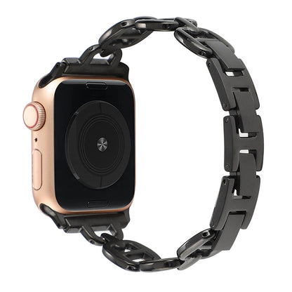 [4 colors available] Chain ring metal band [Apple Watch]