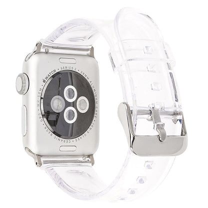 [12 colors available] Silver buckle clear band [Apple Watch]