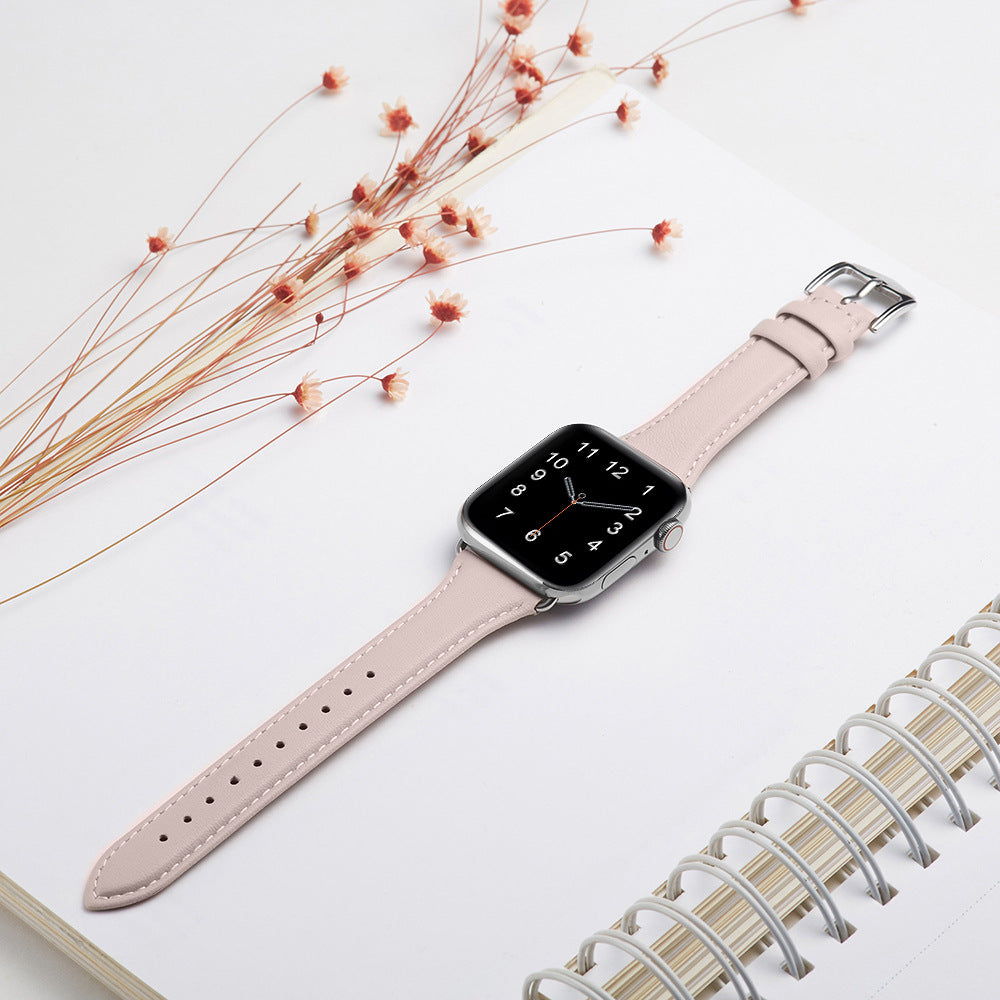 [4 colors available] Classic waist leather band [Apple Watch]