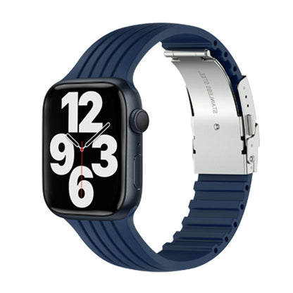 [10 colors] Striped silicone band [Apple Watch]