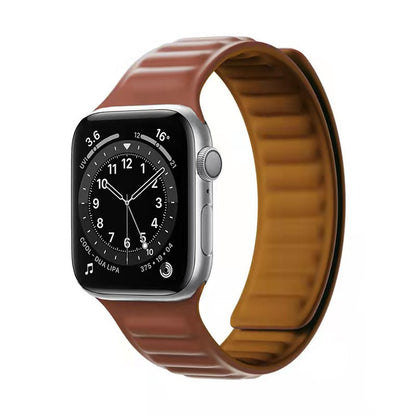 [Recommended♪ 15 colors available] Magnetic hybrid silicone band [Apple Watch]