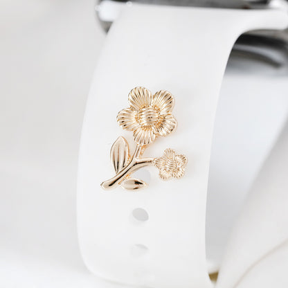 [Customization] Flower Gold Accessories [Apple Watch]